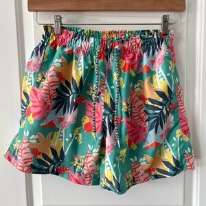 Boardies Colorful Tropical Leaves Swim Trunks | 5” inseam | Size Small